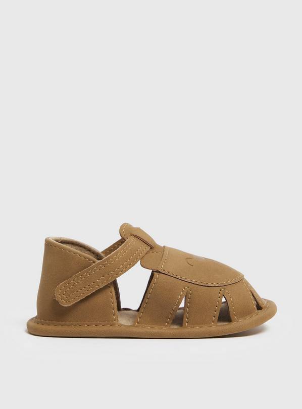 Tan Bear Sandals 3-6 months